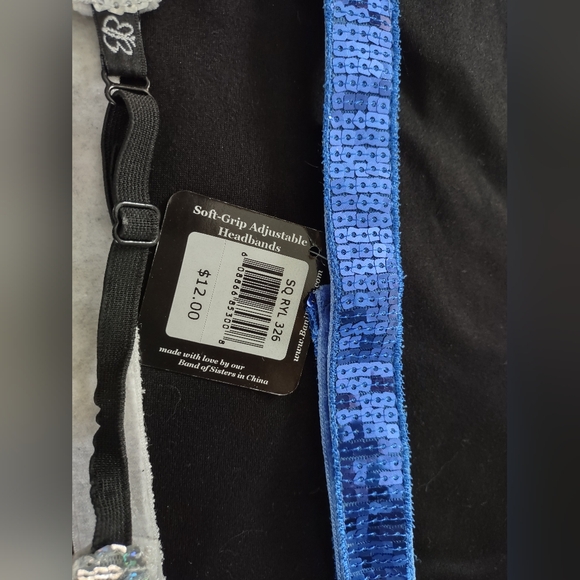 Sparkling Sequins Bani Bands Elastic Headbands NWT - Picture 12 of 15